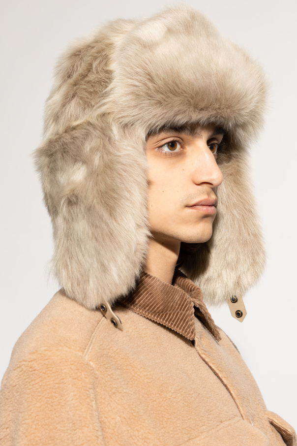 Burberry Gorro de piel con orejeras