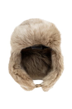 Fur hat with ear flaps