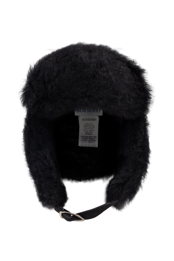 Wool hat with earflaps od Burberry