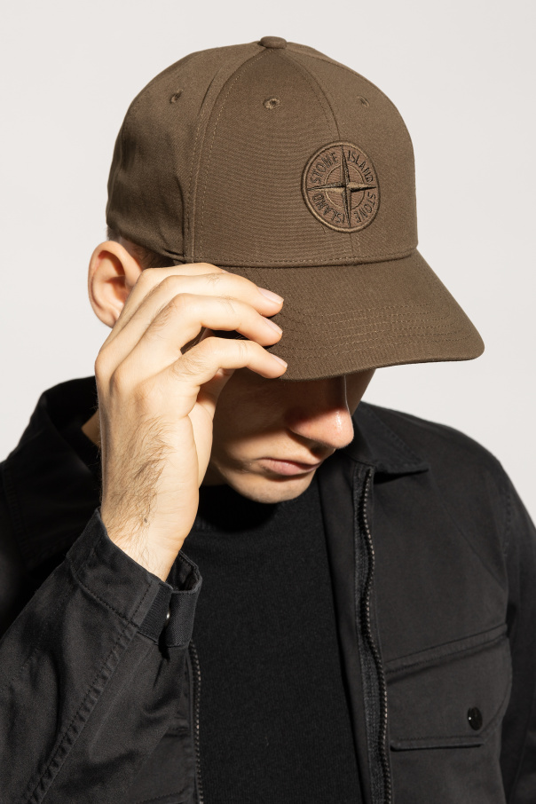 Stone Island Czapka z daszkiem z logo