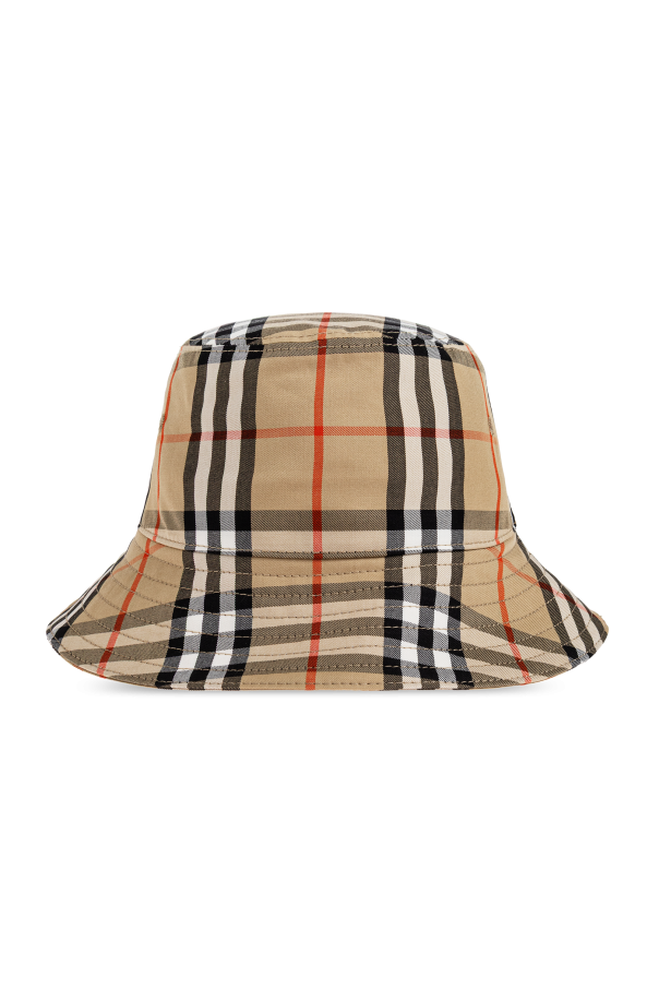 Checked pattern hat od Burberry Kids