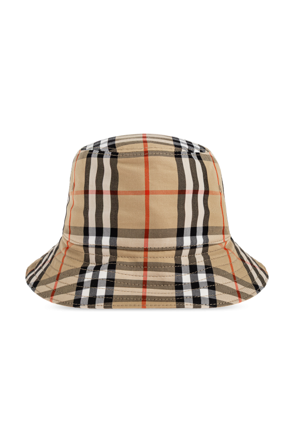 Burberry Kids Checked pattern hat