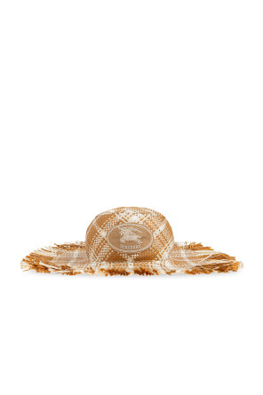 Straw hat with logo