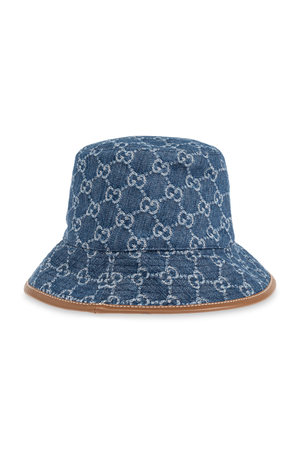 Denim hat with GG pattern, zdjęcie 1 Denim hat with GG pattern od Gucci