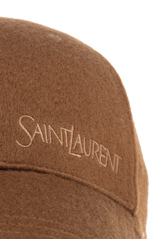 Saint Laurent Gorra con logo
