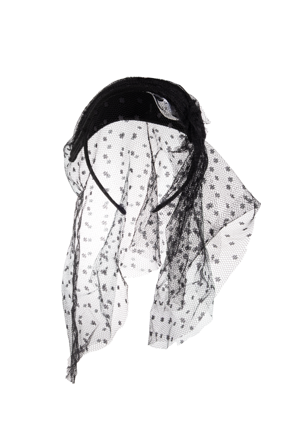 Alexander McQueen Spitzenhaarschleier