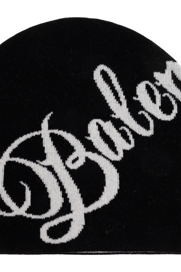Balenciaga Wool beanie with logo