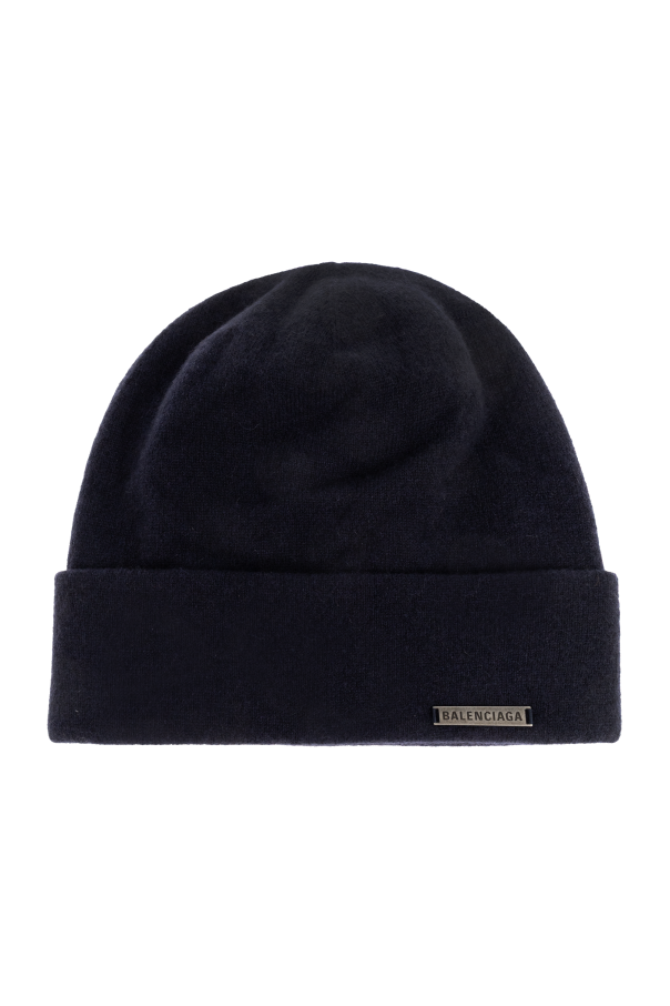 Cashmere beanie with logo od Balenciaga