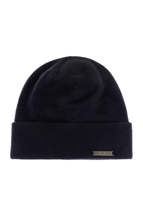Cashmere beanie with logo od Balenciaga