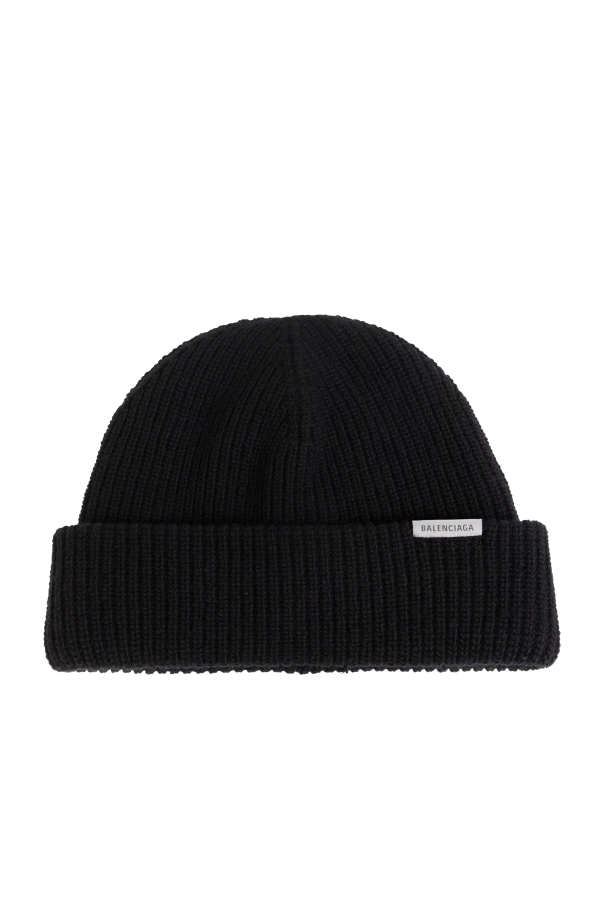 Wool beanie with logo od Balenciaga