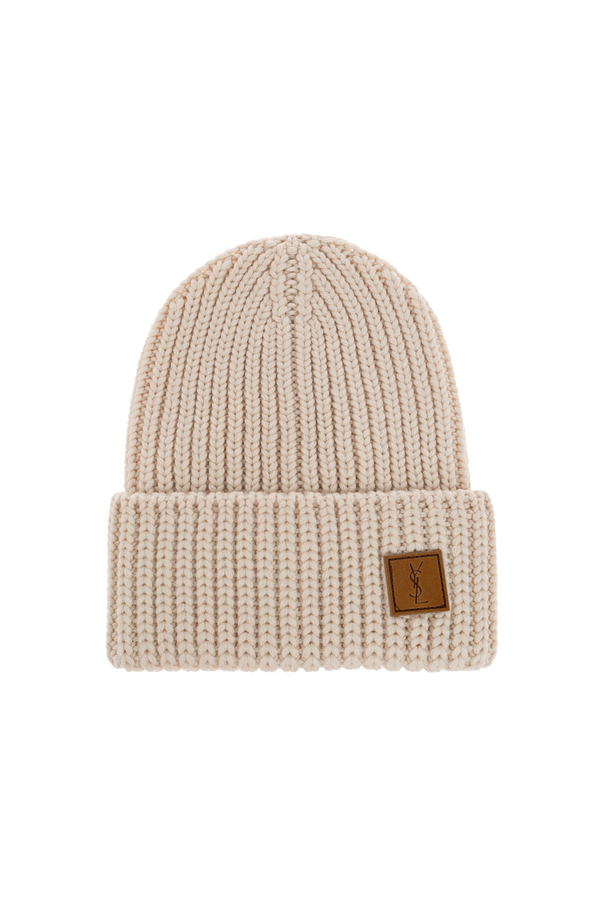 Wool beanie with logo od Saint Laurent