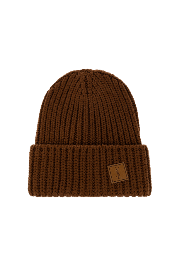Wool beanie with logo od Saint Laurent