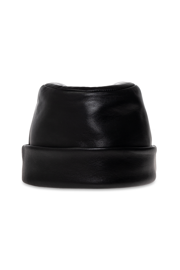 Balenciaga Skórzany kapelusz