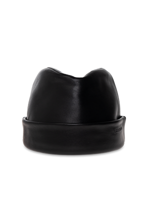 Leather hat