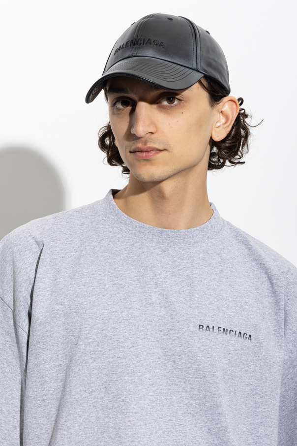 Balenciaga Leather baseball cap