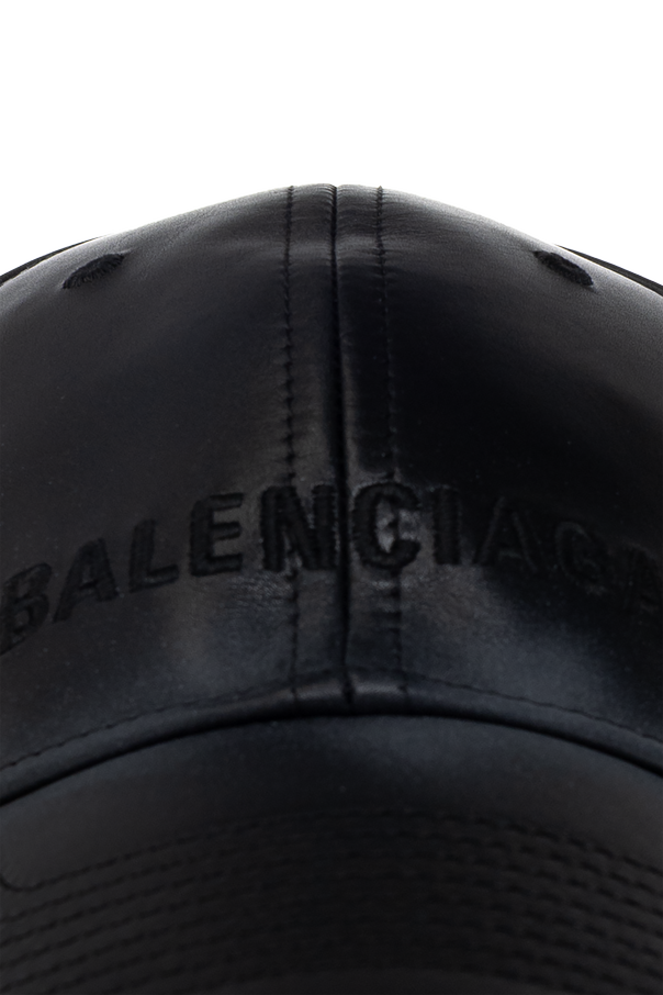 Balenciaga Leather baseball cap