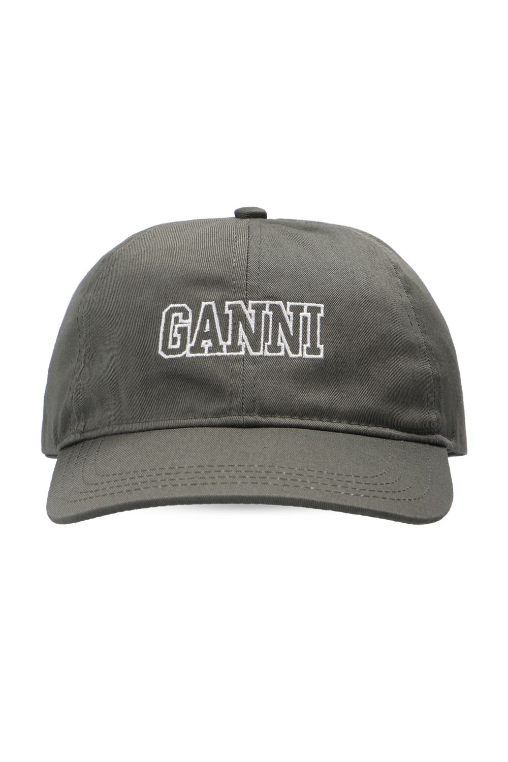 Back for Good Trad Cap - Green Baseball cap Ganni - GenesinlifeShops Spain