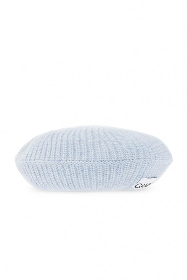 Ganni Beret with logo