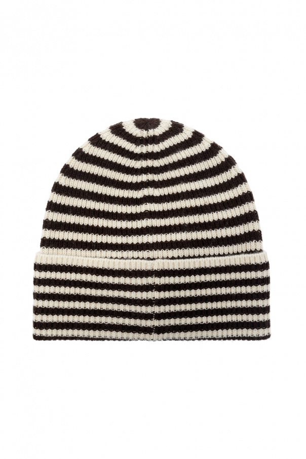 Ganni Striped beanie