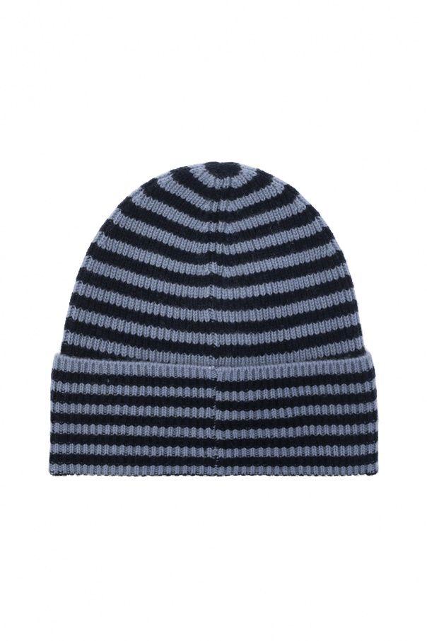 Ganni Striped beanie