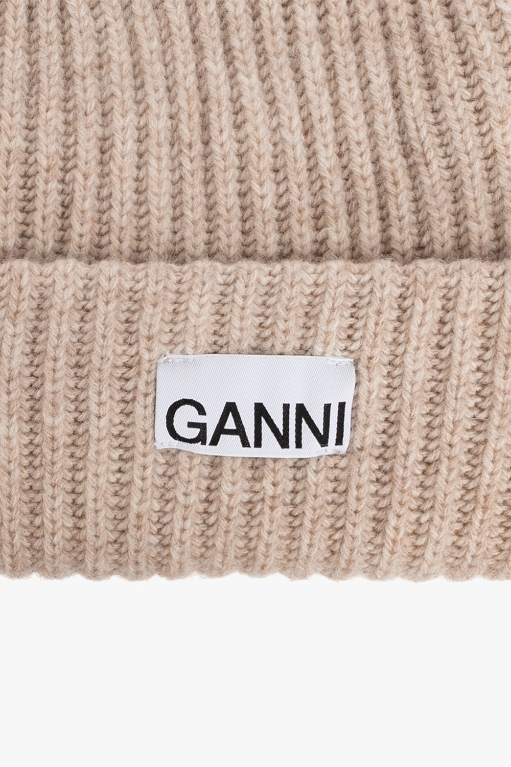 Ganni Beanie with logo