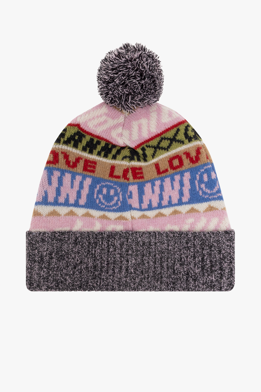 Ganni Patterned beanie