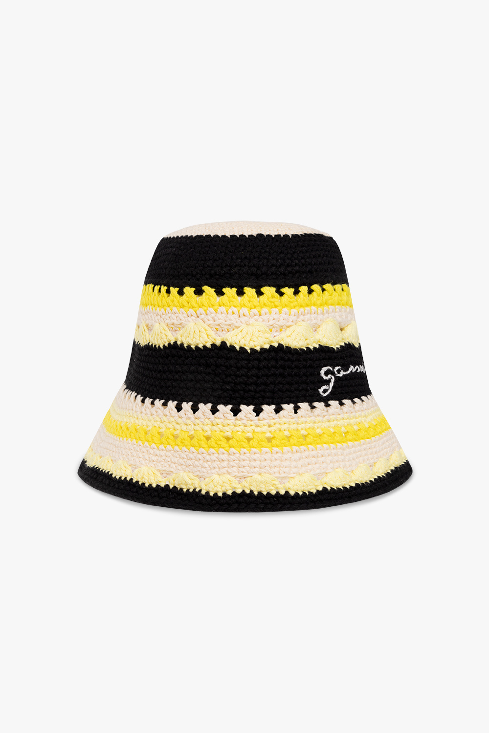 Ganni Crochet bucket hat