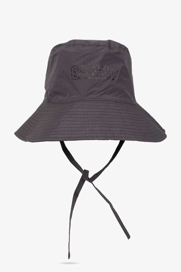 Ganni Bucket Team hat with logo