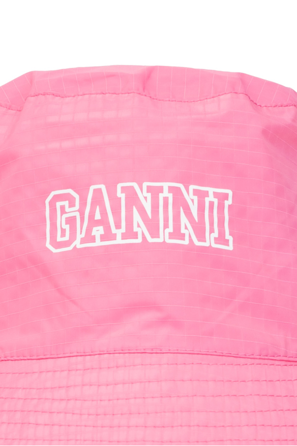 Ganni Bucket hat with logo