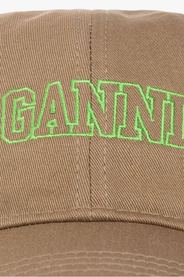Ganni Baseball cap with logo