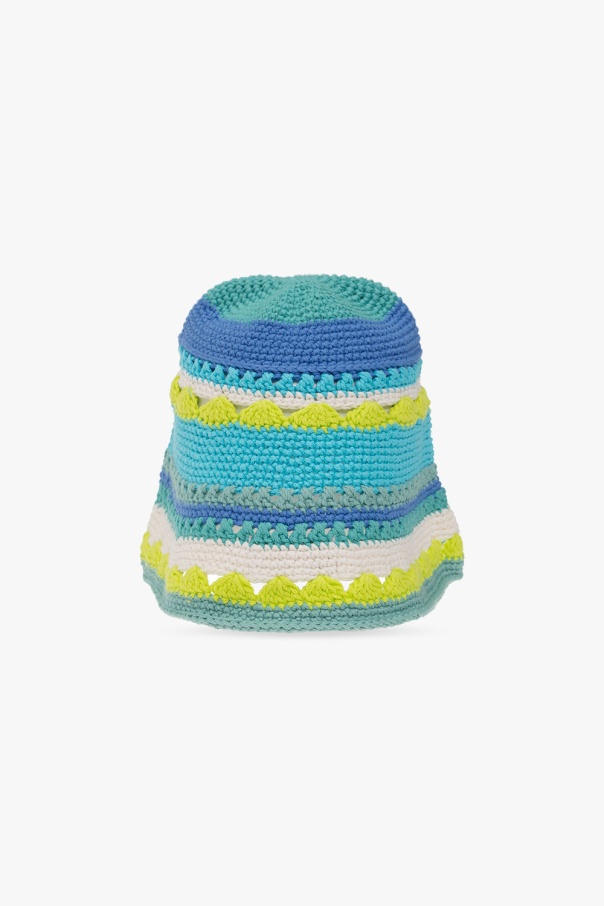 Ganni Crochet bucket hat