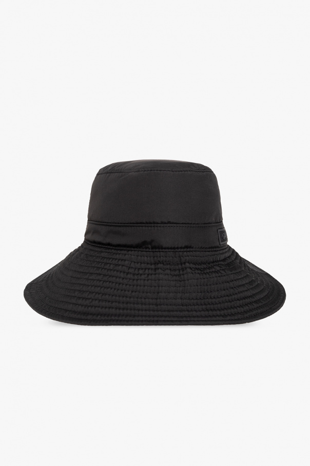 Ganni Bucket Carlson hat with logo