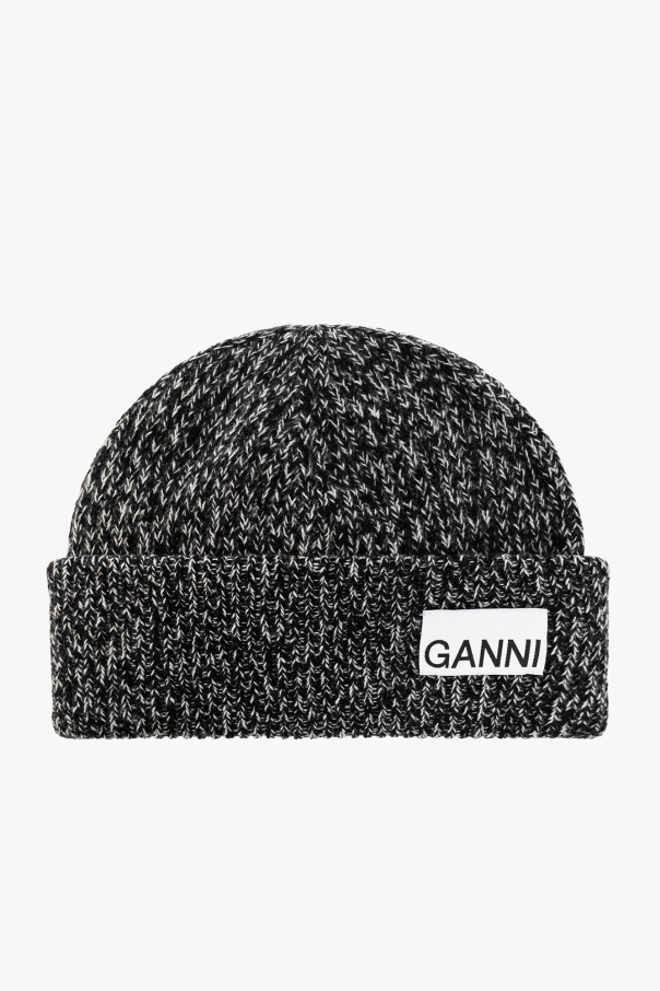 Ganni Beanie with logo