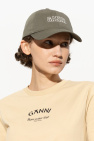 Ganni GREEN Baseball cap