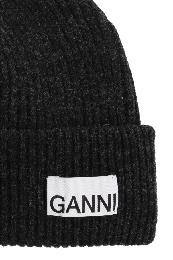 Ganni Beanie with logo