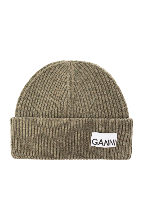Ganni interlocking G deerstalker-hat