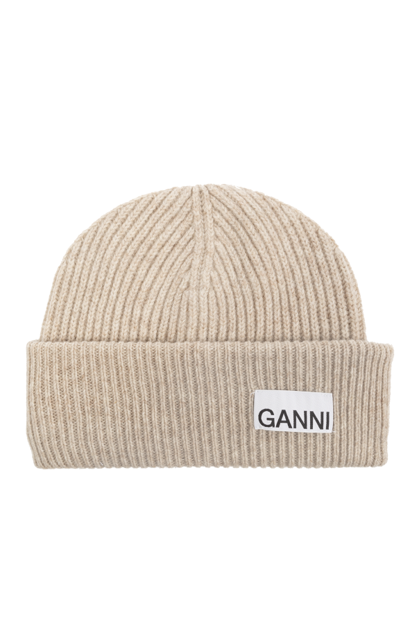 Ganni Beanie with logo