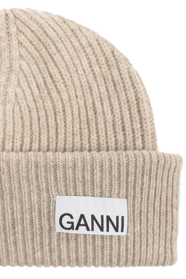 Ganni Beanie with logo