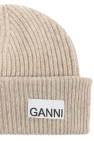 Ganni Beanie with logo