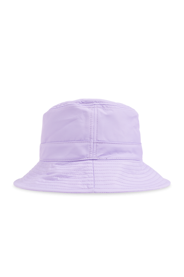 Ganni Bucket hat with logo patch