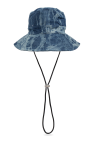 Ganni BLUE Denim hat with drawstrings