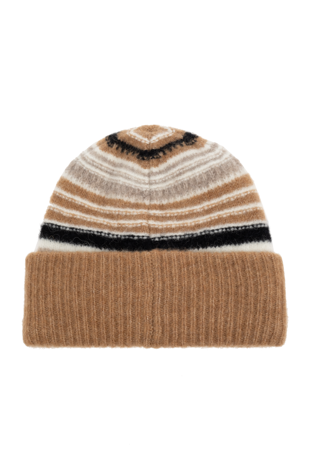 Ganni Striped pattern hat