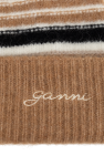 Ganni Striped pattern hat