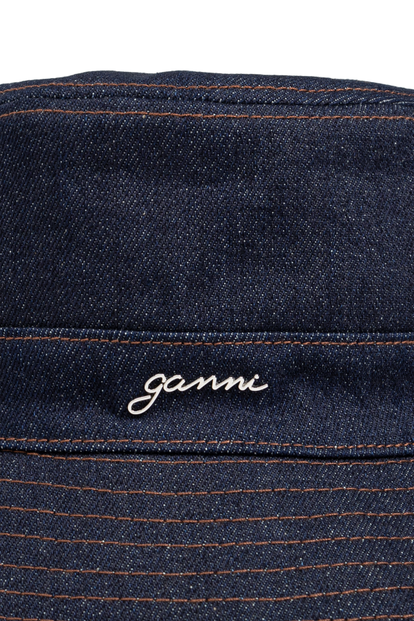 Ganni Denim bucket hat