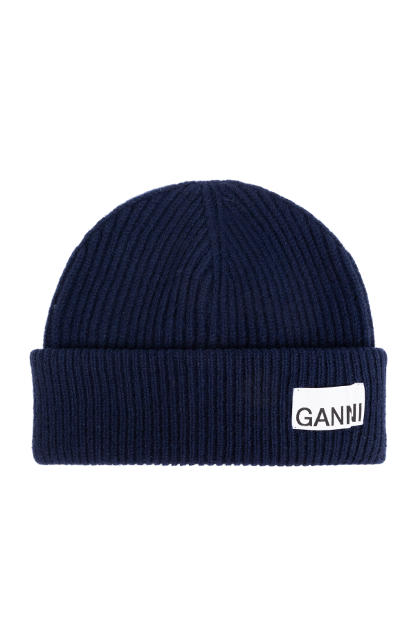 Ganni Cap with logo patch