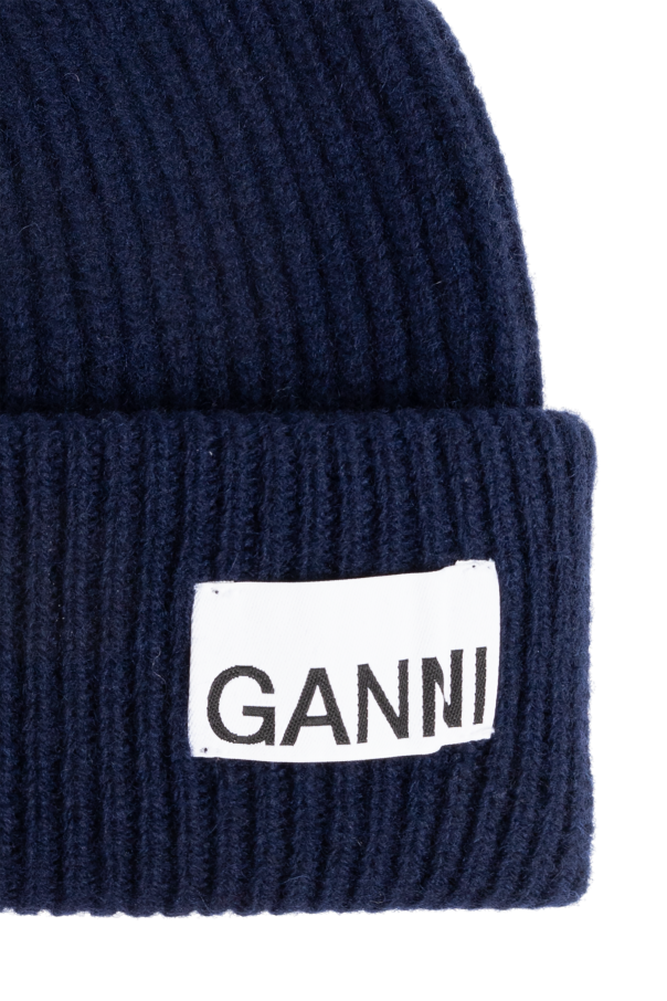 Ganni Cap with logo patch