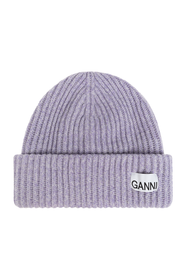 Ganni Hat with logo patch