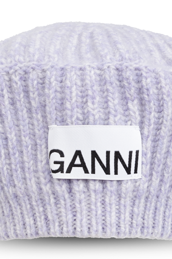 Ganni Beret with logo