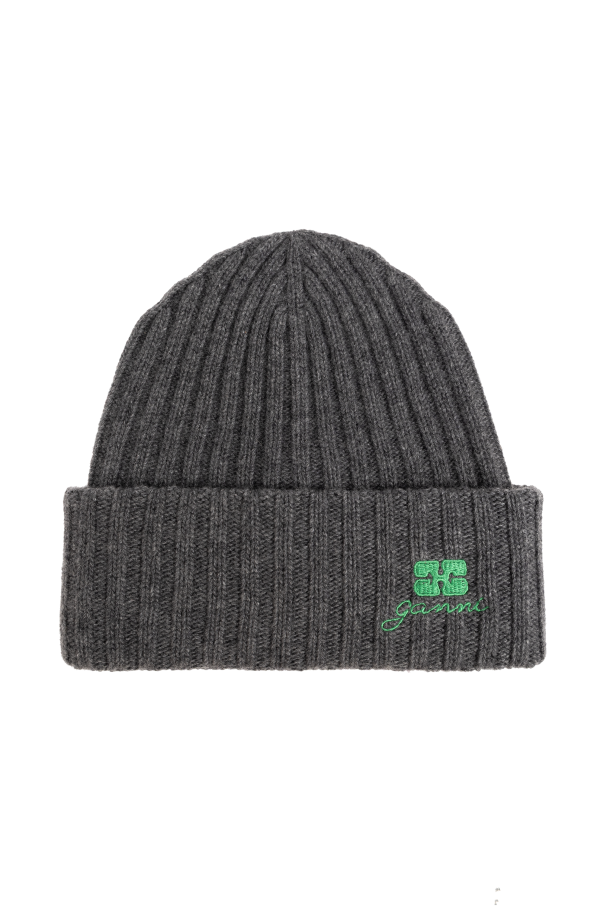 Cap with embroidered logo od Ganni