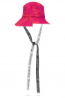 JW Anderson PINK Asymmetrical bucket hat with logo